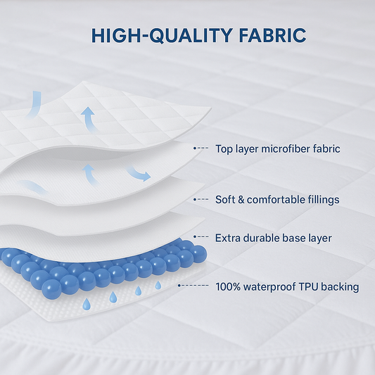 Orimono Elegance 100% Water Proof Quilted Mattress Protector