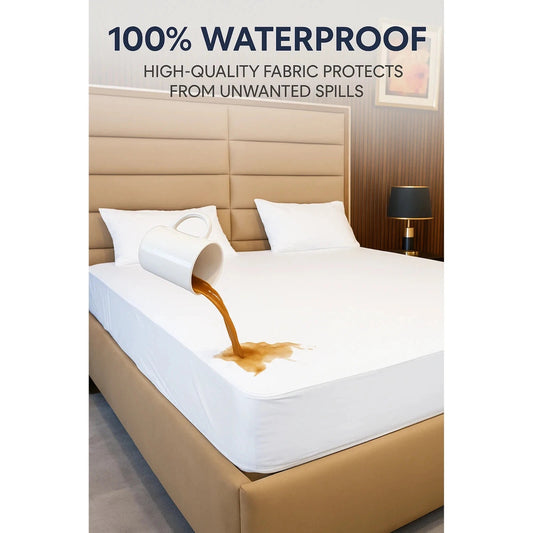 Orimono Elegance Luxury Waterproof Mattress Encasement – Breathable, Zippered Protector | Deep Pocket | 100% Polyester + TPU